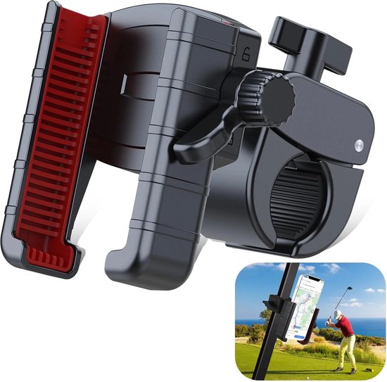Telefoonhouder fiets – 360° draaibaar – Universeel 4,5-7 inch – Verstelbare klem – Zwart