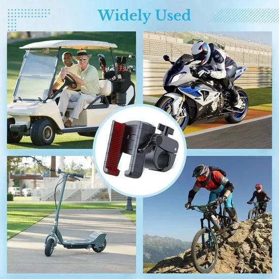 Telefoonhouder fiets – 360° draaibaar – Universeel 4,5-7 inch – Verstelbare klem – Zwart-Ilumina Benelux