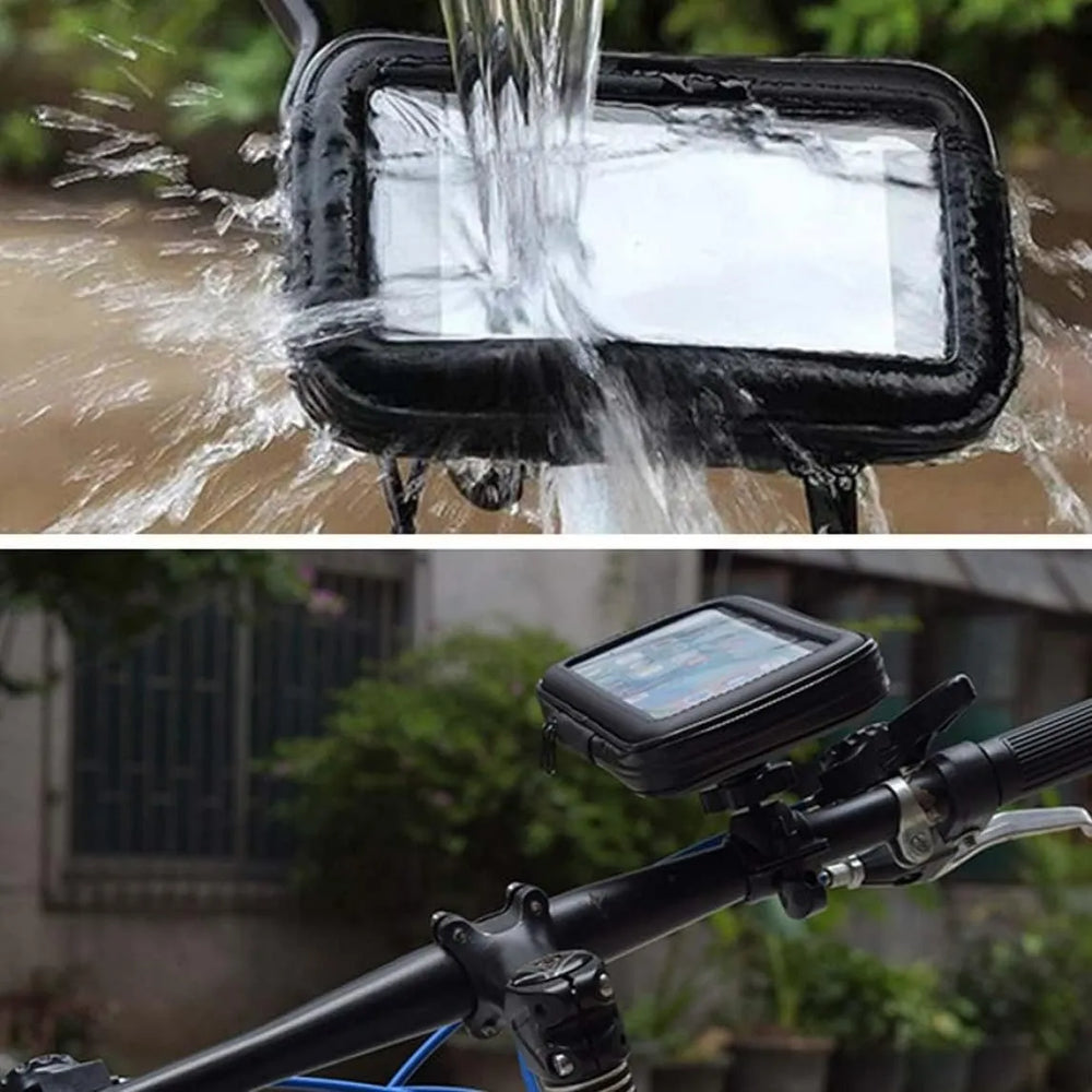 Telefoonhouder fiets – 360° draaibaar – Universele smartphonehouder – Voor fiets, scooter & motor – Zwart-Ilumina Benelux