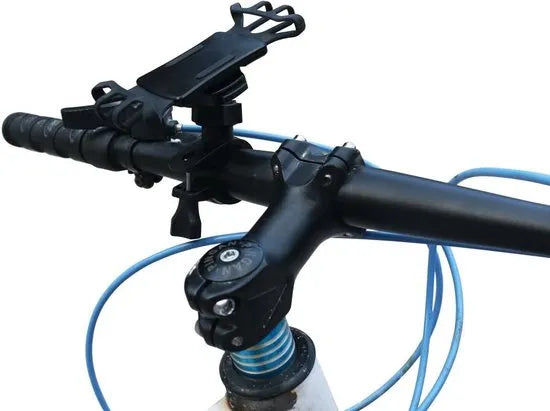 Telefoonhouder fiets – 360° draaibaar – Verstelbaar stuurhouder – Universeel 4-6,7 inch smartphones – Zwart-Ilumina Benelux