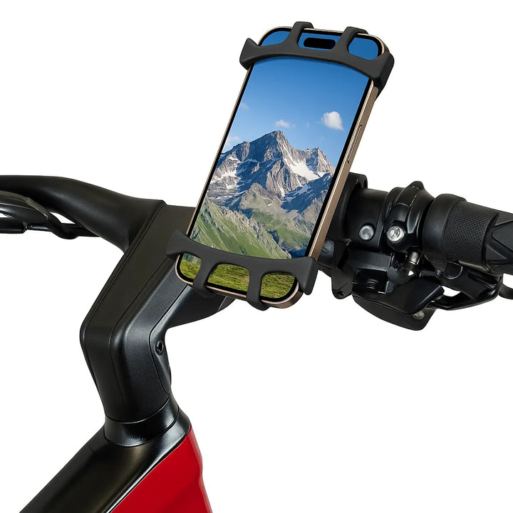 Telefoonhouder fiets – 360° draaibaar – Verstelbaar stuurhouder – Universeel 4-6,7 inch smartphones – Zwart-Ilumina Benelux