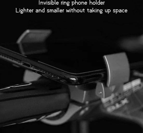 Telefoonhouder fiets – Aluminium Smartphonehouder – Stevige Klem – Universeel – Grijs-Ilumina Benelux