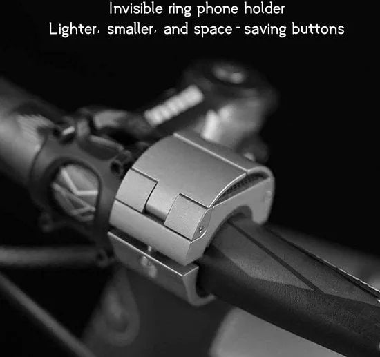 Telefoonhouder fiets – Aluminium Smartphonehouder – Stevige Klem – Universeel – Grijs-Ilumina Benelux