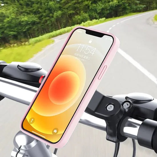 Telefoonhouder fiets – Magnetische magneethouder – Universeel 4-7 inch – Stevige fietshouder – Zwart-Ilumina Benelux
