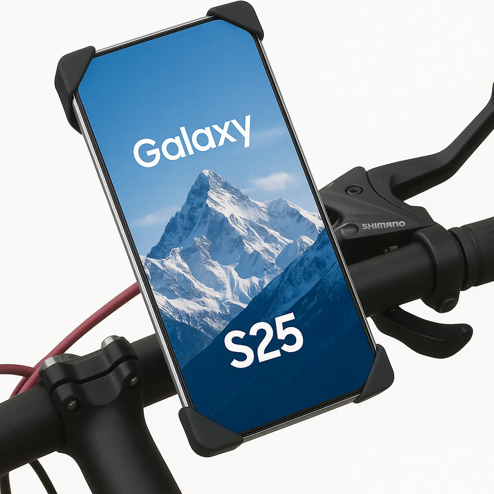 Telefoonhouder fiets & motor – Universeel – Stevige stuurhouder – 360° draaibaar – Zwart-Ilumina Benelux