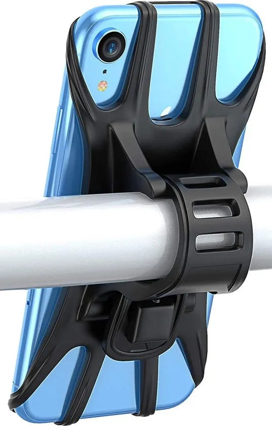 Telefoonhouder fiets – Stuurhouder – 360° draaibaar – Geschikt voor mountainbike & motorfiets – Zwart-Ilumina Benelux