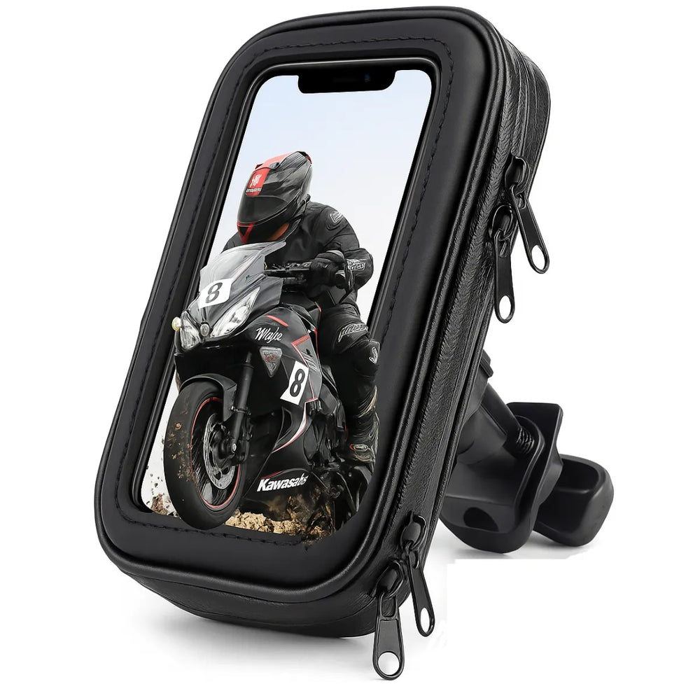 Telefoonhouder fiets – Universeel voor MTB racefiets scooter motor – 360° draaibaar – 5.5-7 inch smartphone – Zwart-Ilumina Benelux