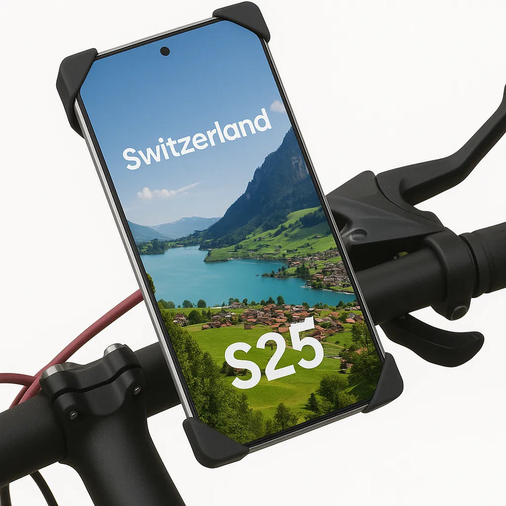 Telefoonhouder fiets – Universele gsm houder – 360° draaibaar – Voor fiets motor scooter – Zwart-Ilumina Benelux