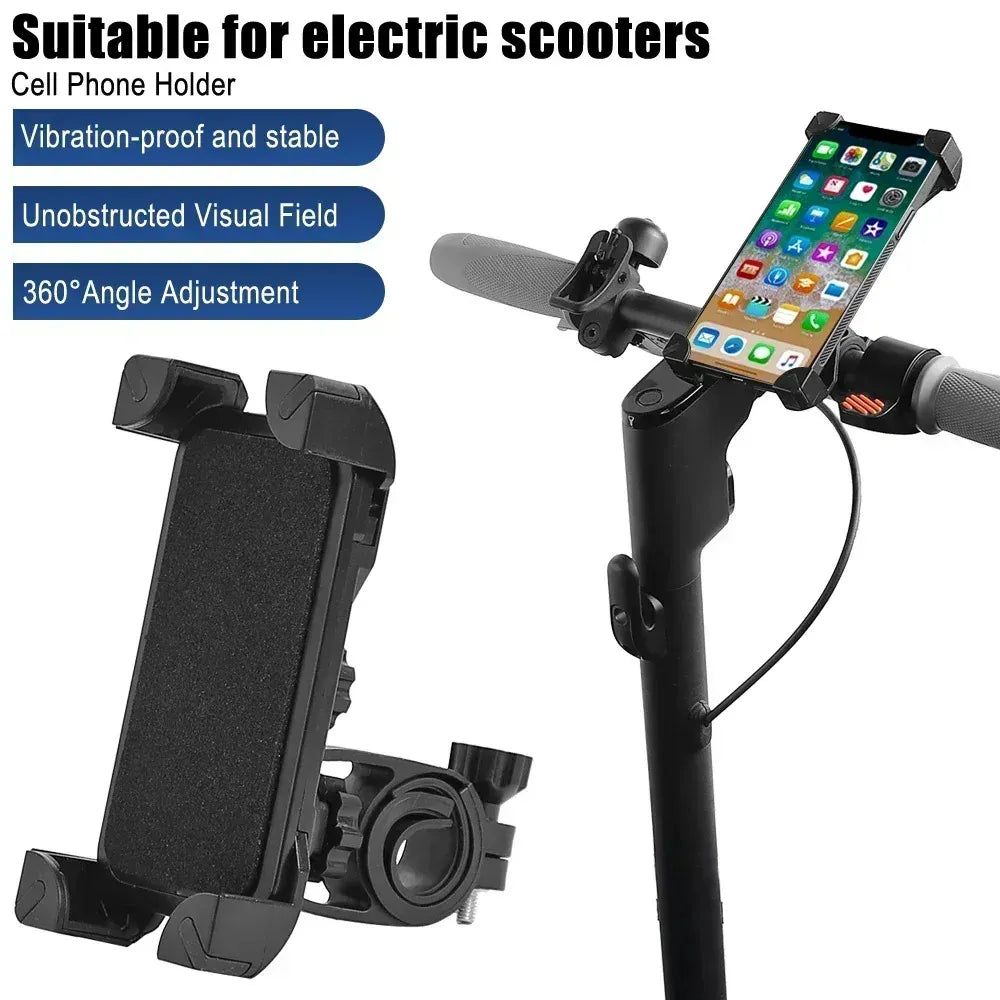 Telefoonhouder fiets – Universele gsm houder – 360° draaibaar – Voor fiets motor scooter – Zwart-Ilumina Benelux
