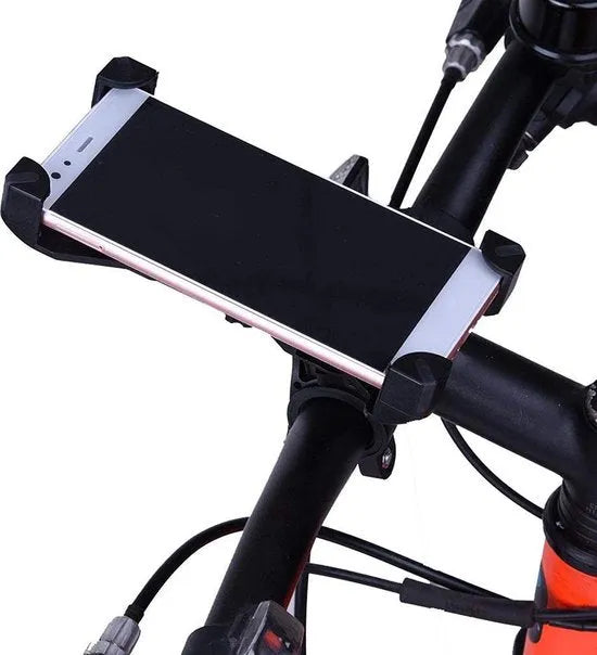 Telefoonhouder fiets – Universele gsm houder – 360° draaibaar – Voor fiets motor scooter – Zwart-Ilumina Benelux