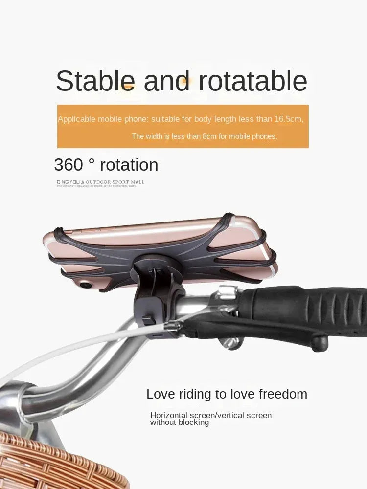 Telefoonhouder fiets – Universele smartphone houder – 360° draaibaar – Voor motor kinderwagen – Zwart-Ilumina Benelux