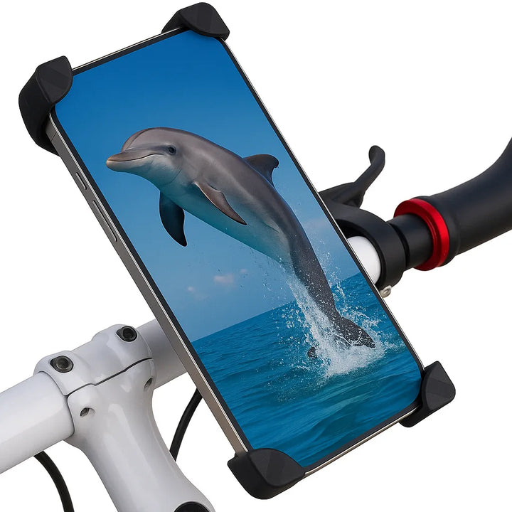 Telefoonhouder fiets – Universele stuurhouder – 360° draaibaar – 4.7-7.2 inch – Zwart-Ilumina Benelux