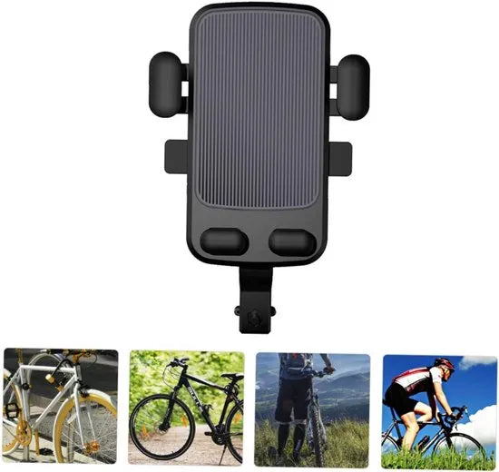 Telefoonhouder fiets – Universele stuurhouder – 360° draaibaar – Voor smartphone scooter brommer motor – Zwart-Ilumina Benelux