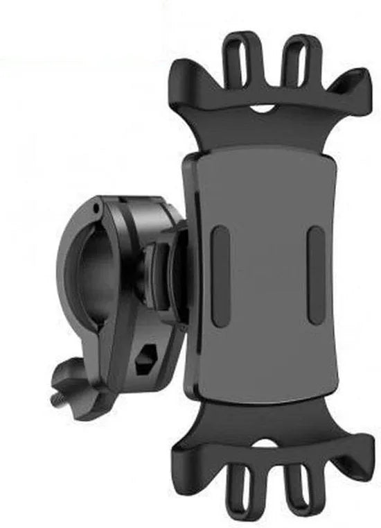 Telefoonhouder fiets – Universele stuurhouder – Schokbestendig – Voor smartphone & scooter – Zwart-Ilumina Benelux