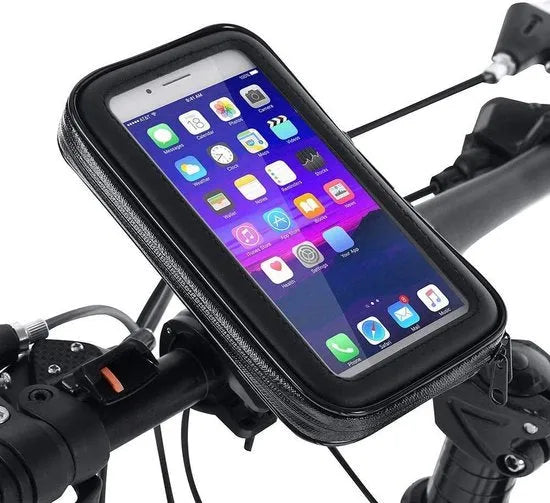 Telefoonhouder fiets – Voor motor & scooter – 360° draaibaar – Verstelbaar universeel – Zwart-Ilumina Benelux