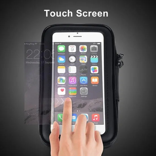 Telefoonhouder fiets – Waterdicht – Universeel – Voor 5,5-6,9 inch smartphones – Zwart-Ilumina Benelux