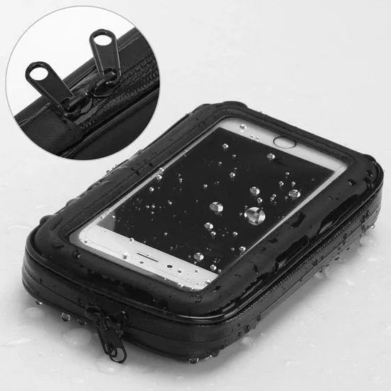 Telefoonhouder fiets – Waterdicht – Universeel – Voor 5,5-6,9 inch smartphones – Zwart-Ilumina Benelux