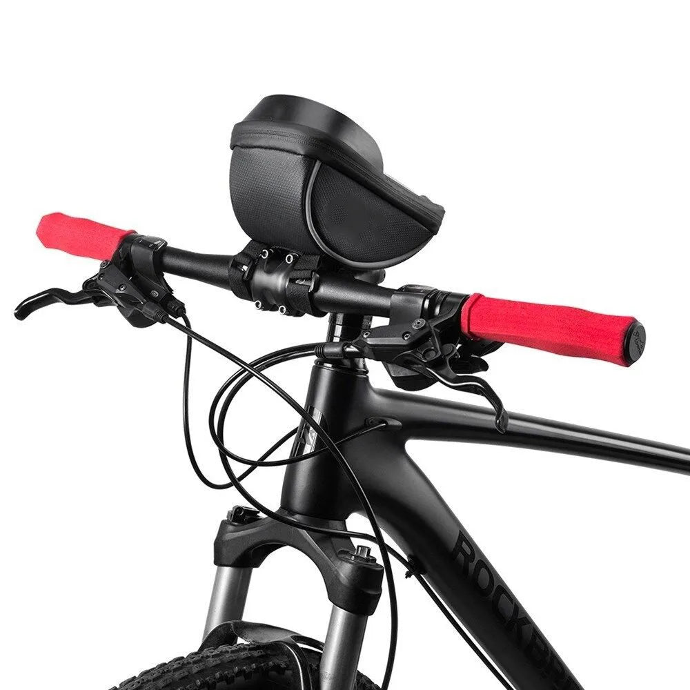 Telefoonhouder fiets – Waterdichte stuurtas met opbergruimte – Touchscreen venster – 360° draaibaar – Zwart-Ilumina Benelux