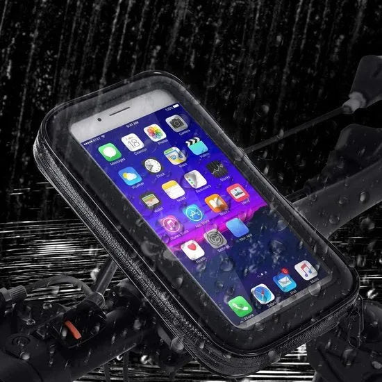 Telefoonhouder fiets – Waterdichte stuurtas – Touchscreen – 360° draaibaar – Voor telefoon tot 7 inch – Zwart-Ilumina Benelux