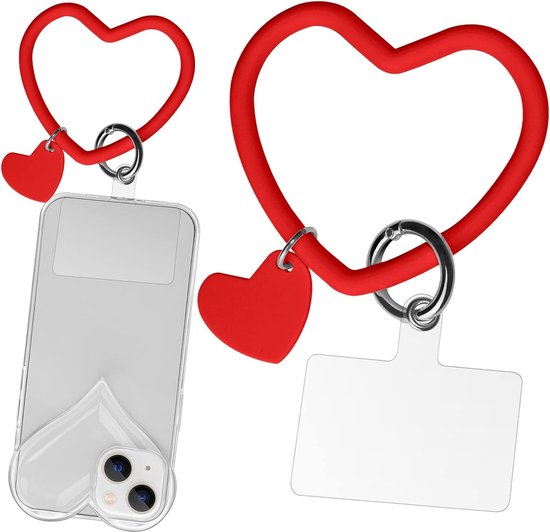 Telefoonkoord polsbandje – Universeel one size – Verstelbaar – Moederdag cadeautje – Blauw-Telefoonkoord-Ilumina Benelux