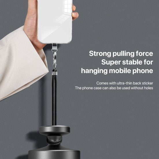 Telefoonkoord – Universeel Nekkoord Telefoonhanger – Verstelbaar Koord – Lichtgroen-Telefoonkoord-Ilumina Benelux