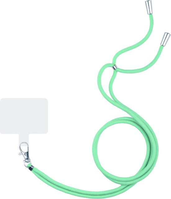 Telefoonkoord – Universeel Nekkoord Telefoonhanger – Verstelbaar Koord – Lichtgroen-Telefoonkoord-Ilumina Benelux