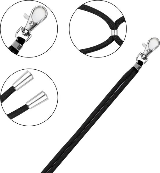Telefoonkoord – Universeel Nekkoord Telefoonhanger – Verstelbaar Touw – Geel-Telefoonkoord-Ilumina Benelux
