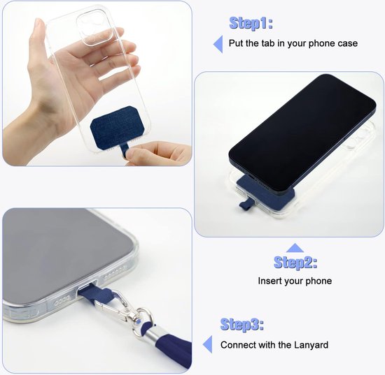 Telefoonkoord universeel – Schouder- en nekriem touw – Telefoonketting hanger – Ook voor sleutels/ID-badge – Groen/Rood-Telefoonkoord-Ilumina Benelux
