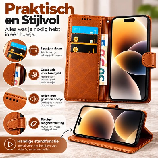 Khaki bookcase iPhone 17E / 16E – detail 4