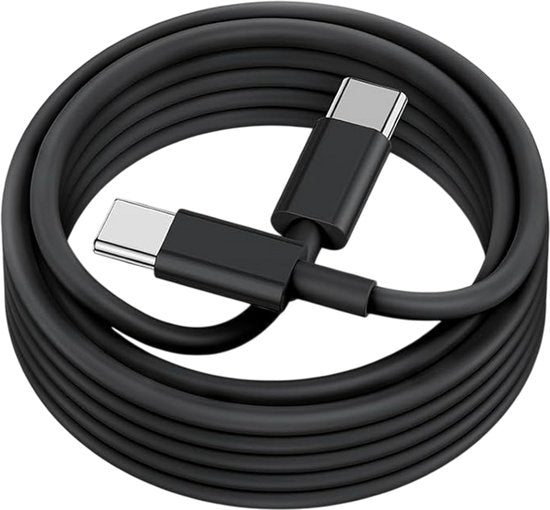 USB-C kabel – Oplaadkabel 3 Meter – Snelladen – Geschikt voor iPhone 15/16 en Samsung – Zwart-USB-Kabels-Ilumina Benelux