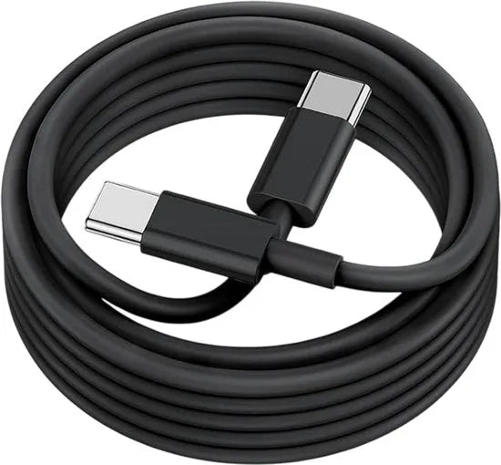 USB-C kabel – Oplaadkabel 3 Meter – Snelladen – Geschikt voor iPhone 15/16 en Samsung – Zwart-USB-Kabels-Ilumina Benelux