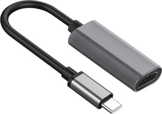 USB-C naar HDMI Adapter – 4K UHD – Thunderbolt 3 – Geschikt voor MacBook, iPad Pro, Surface, Chromebook – Zwart-Ilumina Benelux