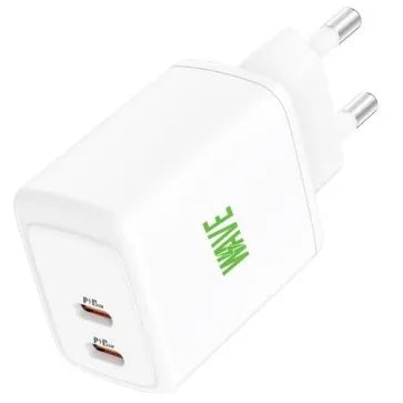 GaN Snellader 35W met 2x USB-C Poorten-Ilumina Benelux