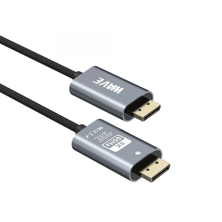 DisplayPort naar HDMI Kabel 4K 60Hz – DP naar HDMI Kabel – Aluminium Connectoren – Gevlochten Kabel-Ilumina Benelux