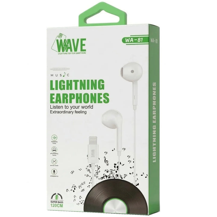 Lightning Oordopjes – Bedrade Earphones met Microfoon & Bediening – Lightning Headset voor iPhone – 120 cm Kabel – Wit-Ilumina Benelux