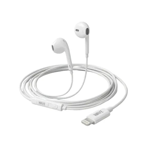 Lightning Oordopjes – Bedrade Earphones met Microfoon & Bediening – Lightning Headset voor iPhone – 120 cm Kabel – Wit-Ilumina Benelux