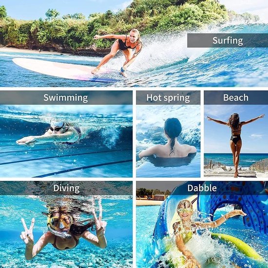 Waterdicht telefoonzakje – Geschikt voor smartphones tot 7.0 inch – IPX8 – Touchscreen – Set van 2 – Transparant-Ilumina Benelux