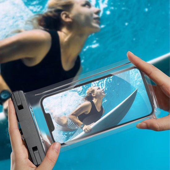 Waterdicht Telefoonzakje – Telefoonhoesjes – Festival Opbergtasje – Documententasje – Waterbestendig – Transparant-Ilumina Benelux