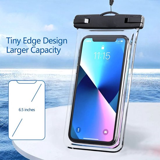 Waterdicht Telefoonzakje – Telefoonhoesjes – Festival Opbergtasje – Documententasje – Waterbestendig – Transparant-Ilumina Benelux
