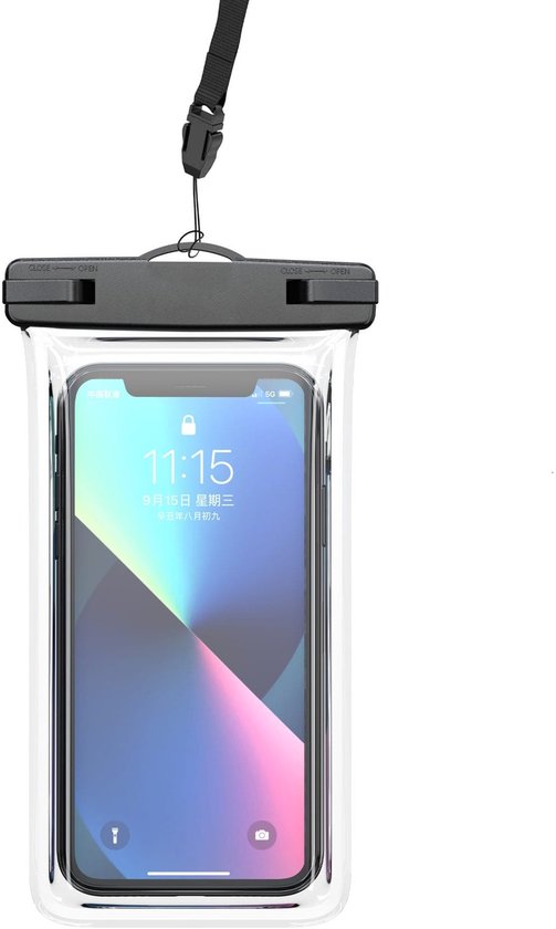 Waterdicht Telefoonzakje – Telefoonhoesjes – Festival Opbergtasje – Documententasje – Waterbestendig – Transparant-Ilumina Benelux