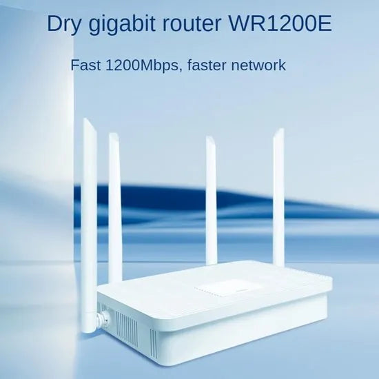 Wifi router – Dual Band Gigabit 1200Mbps – 2.4/5.8GHz – WiFi repeater – 4 high gain antennes – EU-stekker-Router-Ilumina Benelux