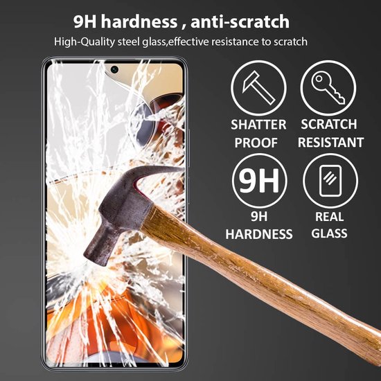 Xiaomi 11T/11T Pro Screenprotector Full Cover Screenprotector Gehard 9H – 4-Pack-Ilumina Benelux