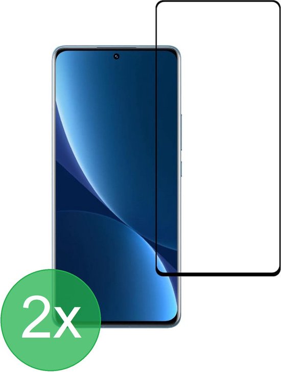 Xiaomi 12S Pro / 12 Pro Screenprotector Full Cover Screenprotector Gehard 9H – 2-Pack-Ilumina Benelux