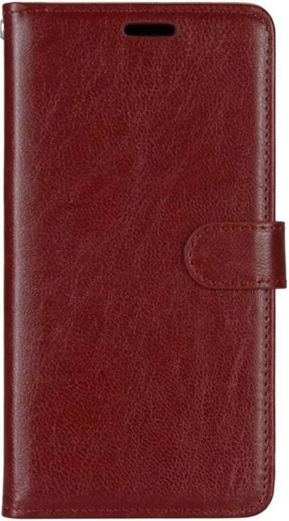 Xiaomi Mi 10 / 10 Pro Hoesjes – Portemonnee Hoes – Pasjeshouder – Magneetsluiting – Bruin + Screenprotector-Ilumina Benelux