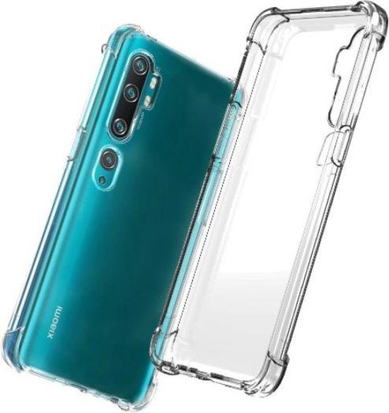 Xiaomi Mi 10 / 10 Pro Hoesjes – Siliconen Bumper – Schokbestendig – Transparant-Ilumina Benelux