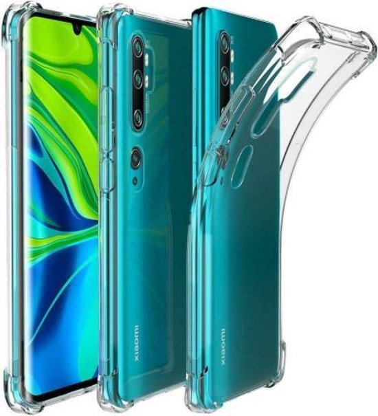 Xiaomi Mi 10 / 10 Pro Hoesjes – Siliconen Bumper – Schokbestendig – Transparant-Ilumina Benelux