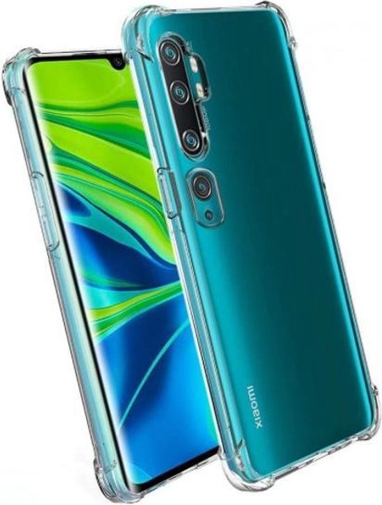 Xiaomi Mi 10 / 10 Pro Hoesjes – Siliconen Bumper – Schokbestendig – Transparant-Ilumina Benelux