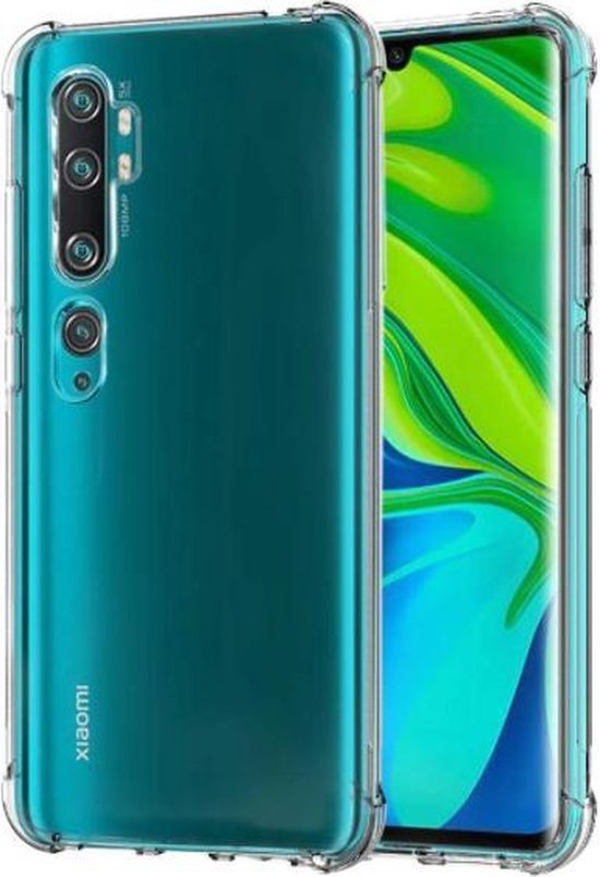 Xiaomi Mi 10 / 10 Pro Hoesjes – Siliconen Bumper – Schokbestendig – Transparant-Ilumina Benelux