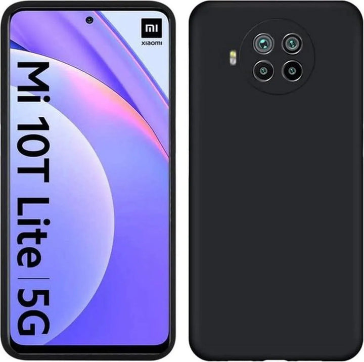 Xiaomi Mi 10T Lite 5G Hoesjes – TPU Siliconen Backcover – Inclusief 2x Screenprotector – Zwart-Ilumina Benelux