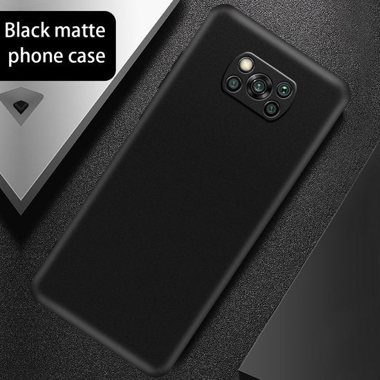 Xiaomi Poco X3/X3 Pro Hoesjes – Siliconen Backcover – Soft Grip – Schokbestendig – Zwart-Ilumina Benelux